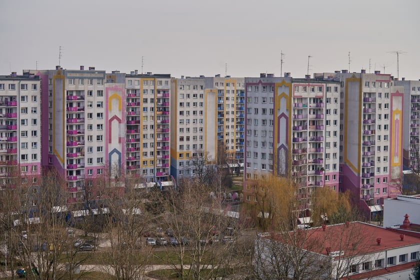 Osiedle Kozanów z lotu ptaka