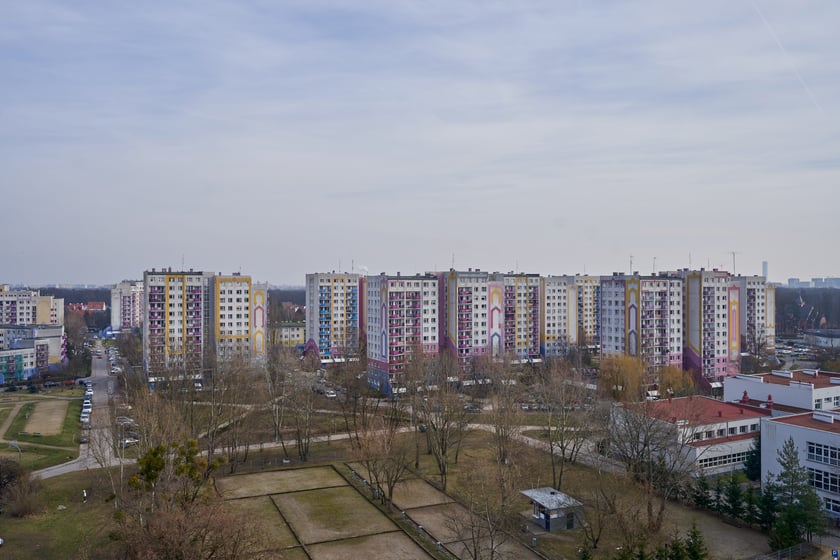 Osiedle Kozanów z lotu ptaka
