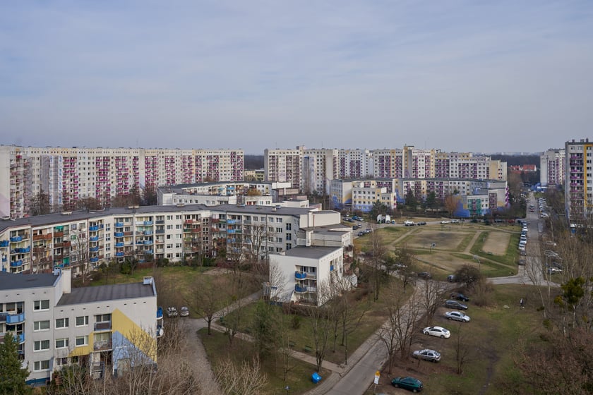 Osiedle Kozanów z lotu ptaka