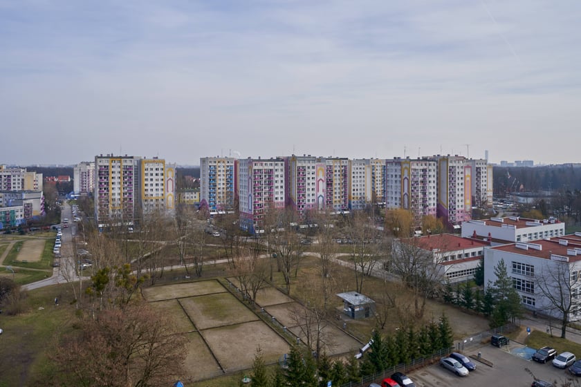 Osiedle Kozanów z lotu ptaka