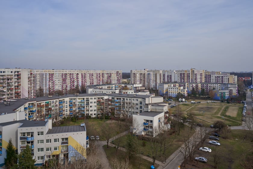 Osiedle Kozanów z lotu ptaka