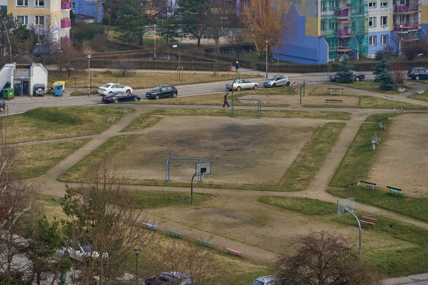 Osiedle Kozanów z lotu ptaka