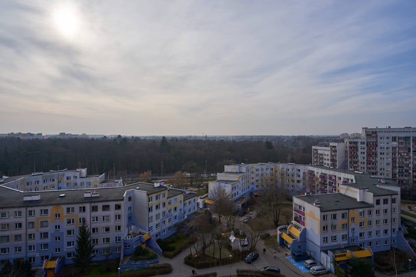 Osiedle Kozanów z lotu ptaka