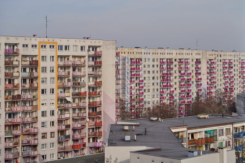 Osiedle Kozanów z lotu ptaka