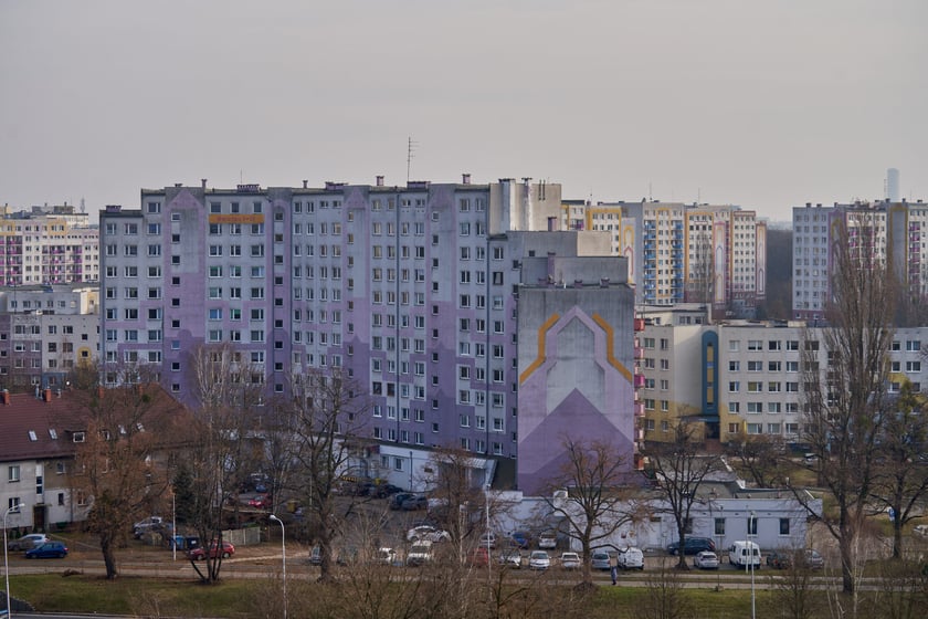 Osiedle Kozanów z lotu ptaka