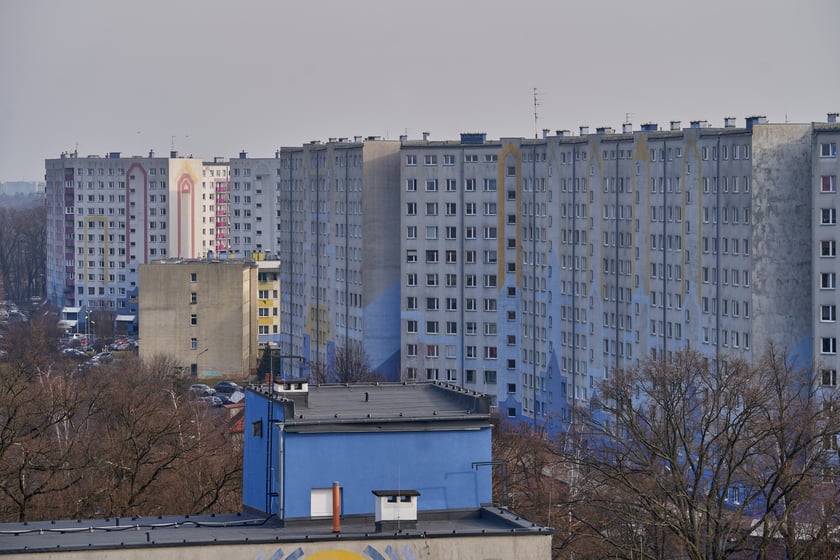 Osiedle Kozanów z lotu ptaka