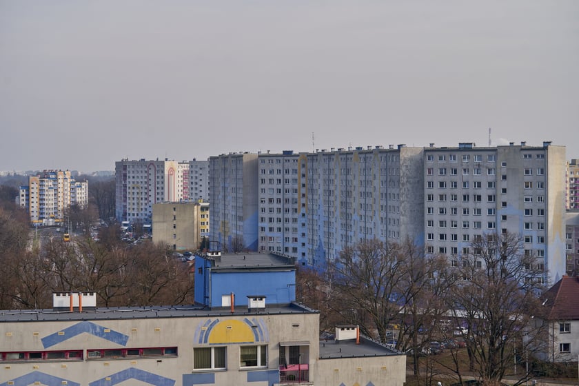 Osiedle Kozanów z lotu ptaka