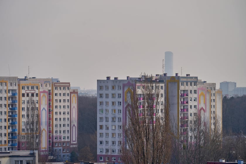 Osiedle Kozanów z lotu ptaka