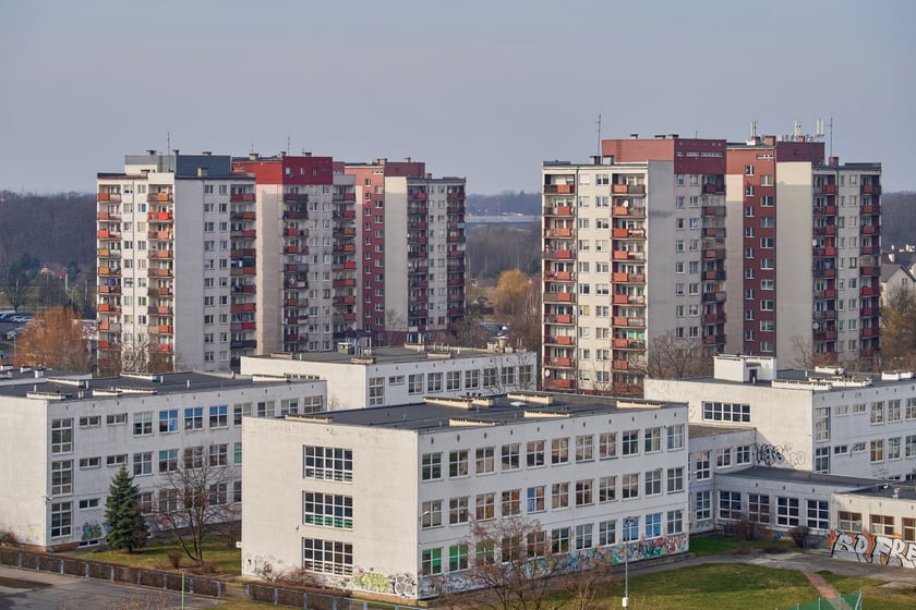 Osiedle Kozanów z lotu ptaka