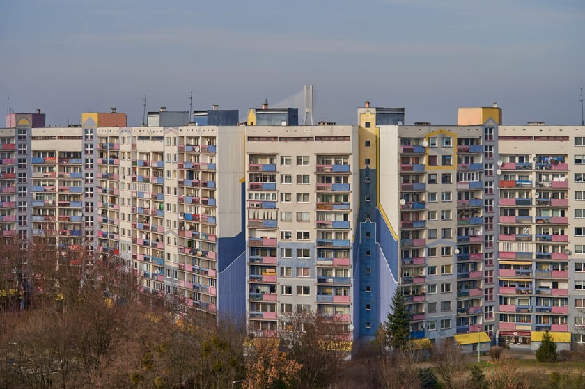 Osiedle Kozanów z lotu ptaka