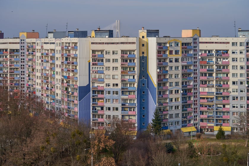 Osiedle Kozanów z lotu ptaka