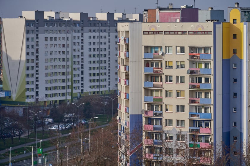 Osiedle Kozanów z lotu ptaka