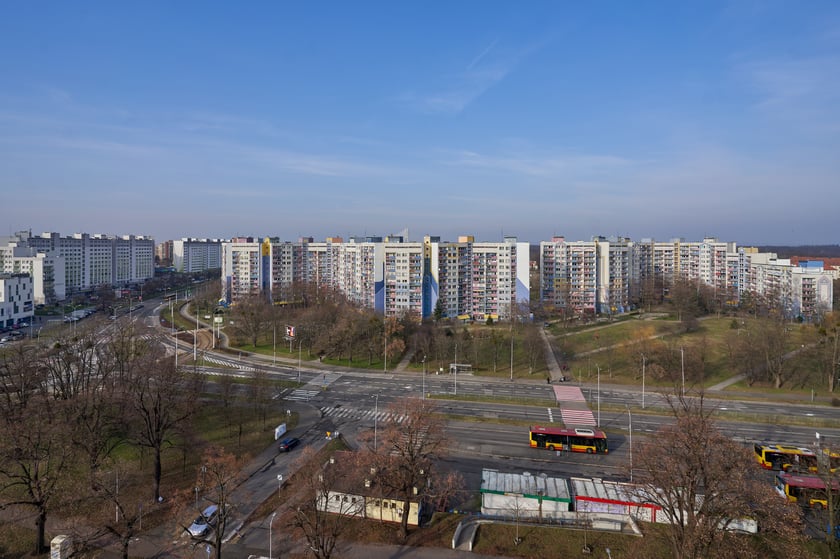 Osiedle Kozanów z lotu ptaka