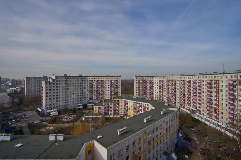 Osiedle Kozanów z lotu ptaka