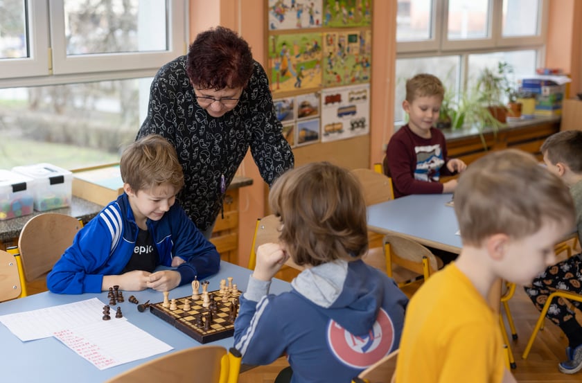 Turniej szachowy w Przedszkolu nr 99 we Wrocławiu