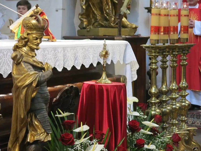 Relikwiarz z kościoła św. Wacława