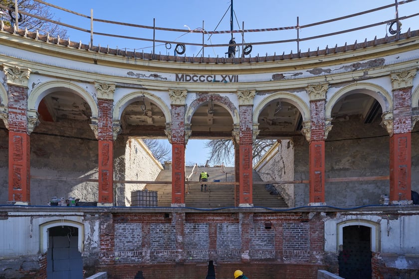 Remont Wzgórza Partyzantów w lutym 2023