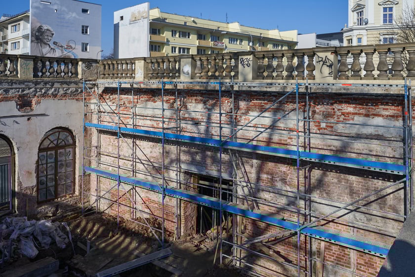 Remont Wzgórza Partyzantów w lutym 2023