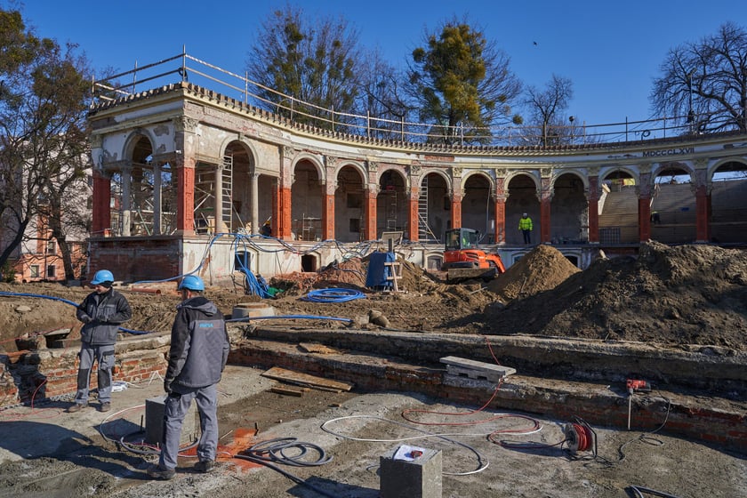 Remont Wzgórza Partyzantów w lutym 2023