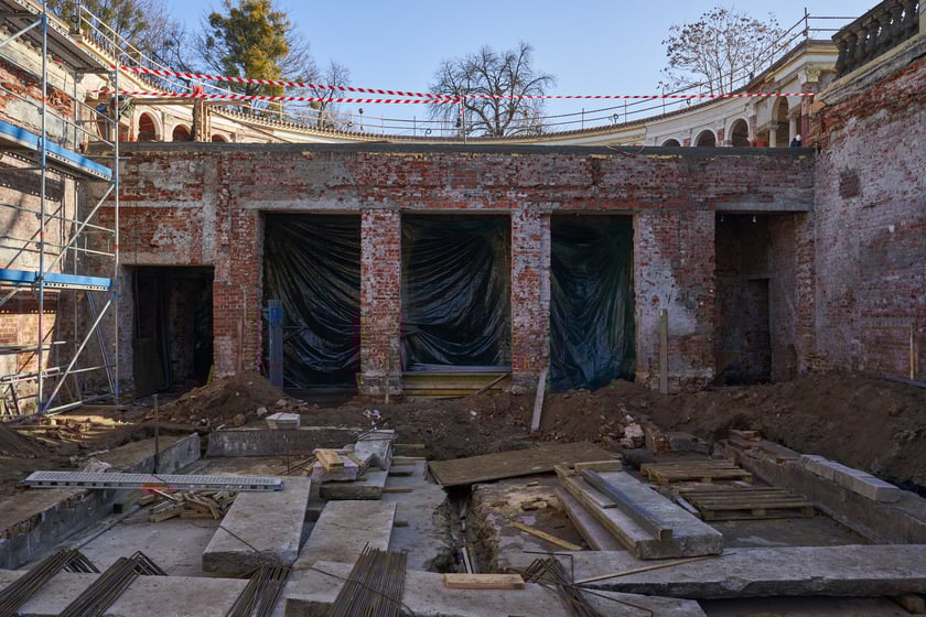Remont Wzgórza Partyzantów w lutym 2023