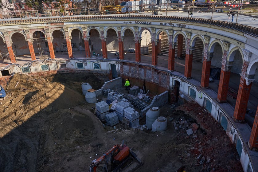Remont Wzgórza Partyzantów w lutym 2023