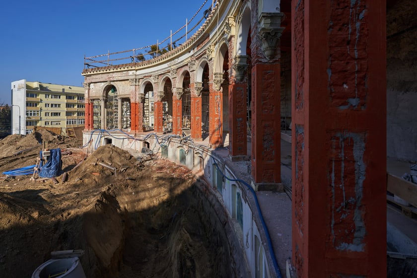 Remont Wzgórza Partyzantów w lutym 2023