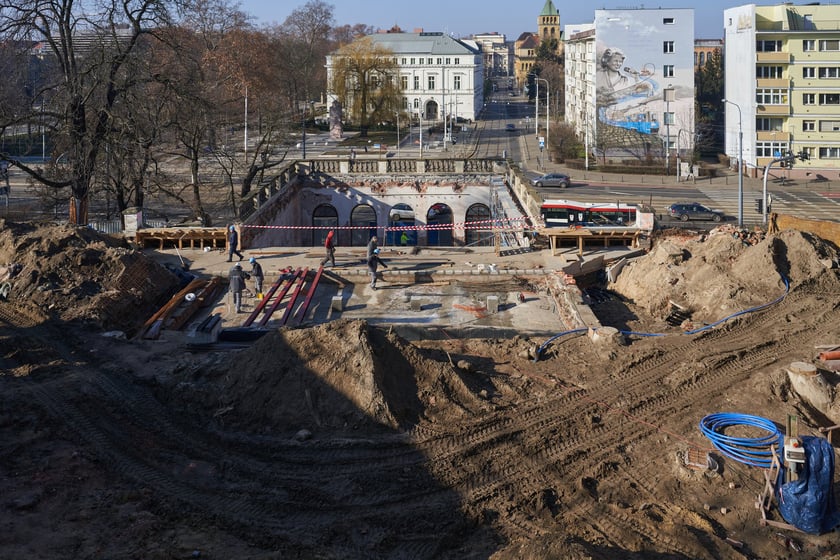 Remont Wzgórza Partyzantów w lutym 2023