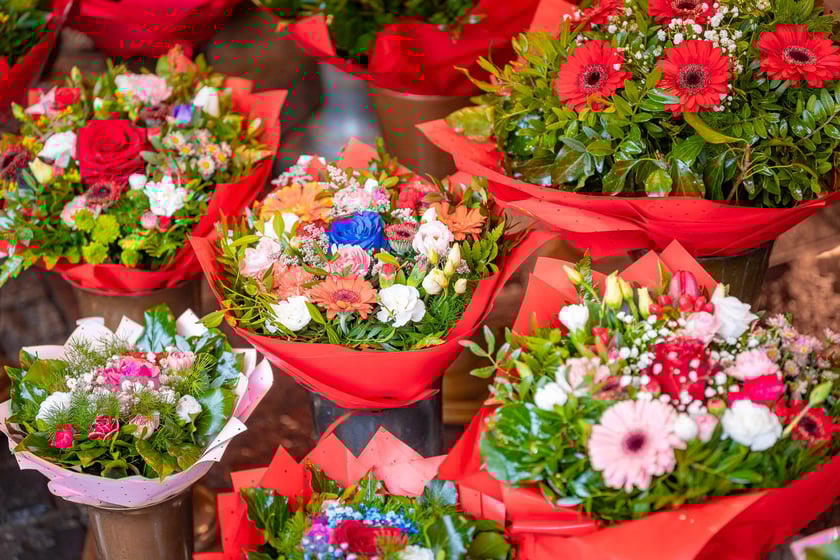 Hala Targowa i plac Solny gotowe na Walentynki - 12.02.2025 r.