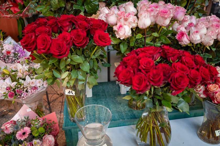 Hala Targowa i plac Solny gotowe na Walentynki - 12.02.2025 r.