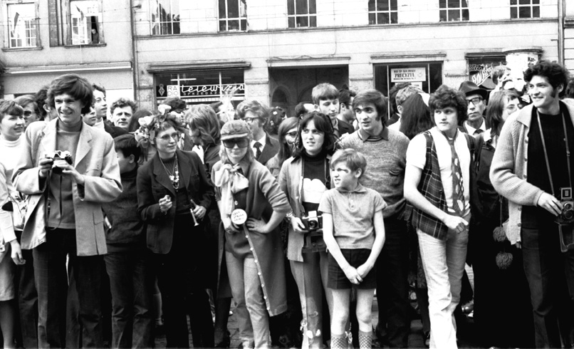 Na zdjęciu: zabawa student&oacute;w podczas juwenali&oacute;w z 1971 roku