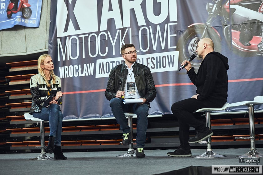 Motocykliści i odwiedzający targi Wrocław Motorcycle Show / zdjęcia archiwalne