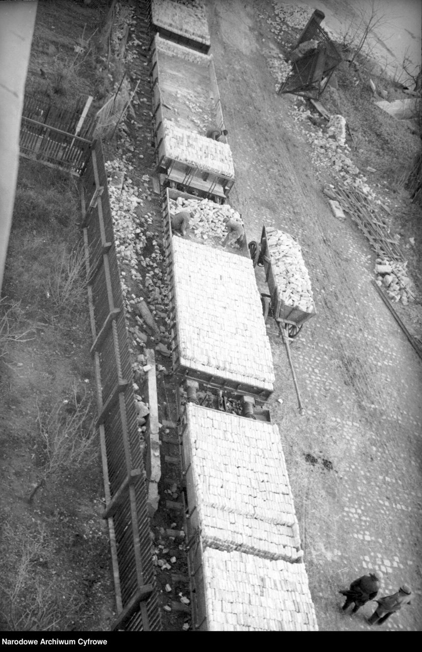 Prace rozbiórkowe we Wrocławiu, lata 1948-1949