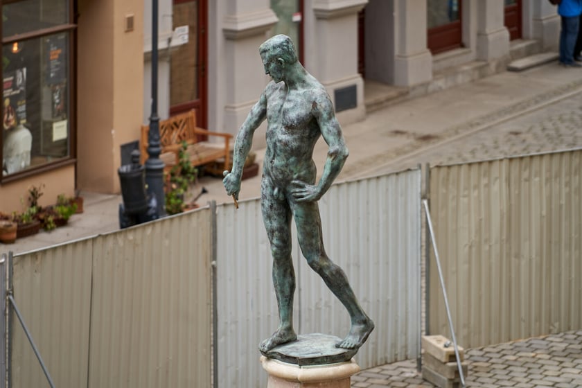 Remont Fontanny z Szermierzem