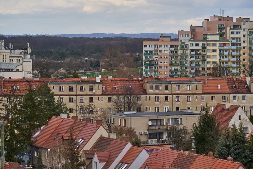 Pilczyce z lotu ptaka