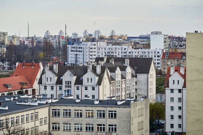 Panorama wrocławskiej Różanki