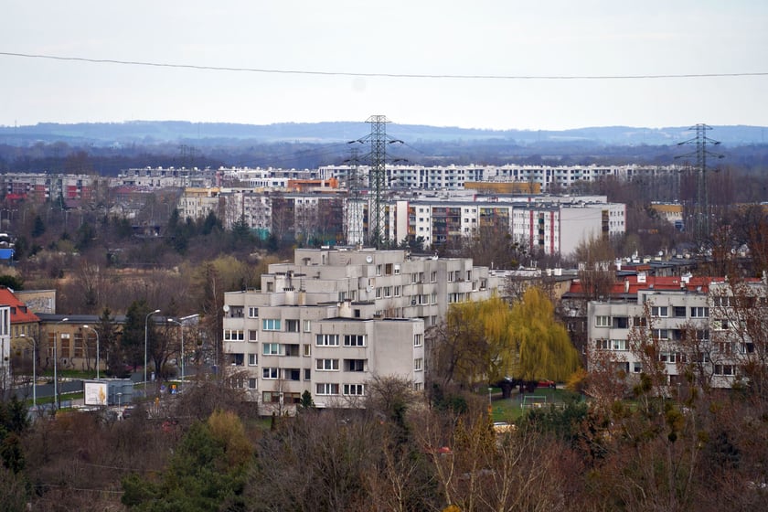 Panorama wrocławskiej Różanki