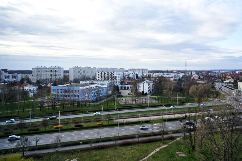 Panorama wrocławskiej Różanki