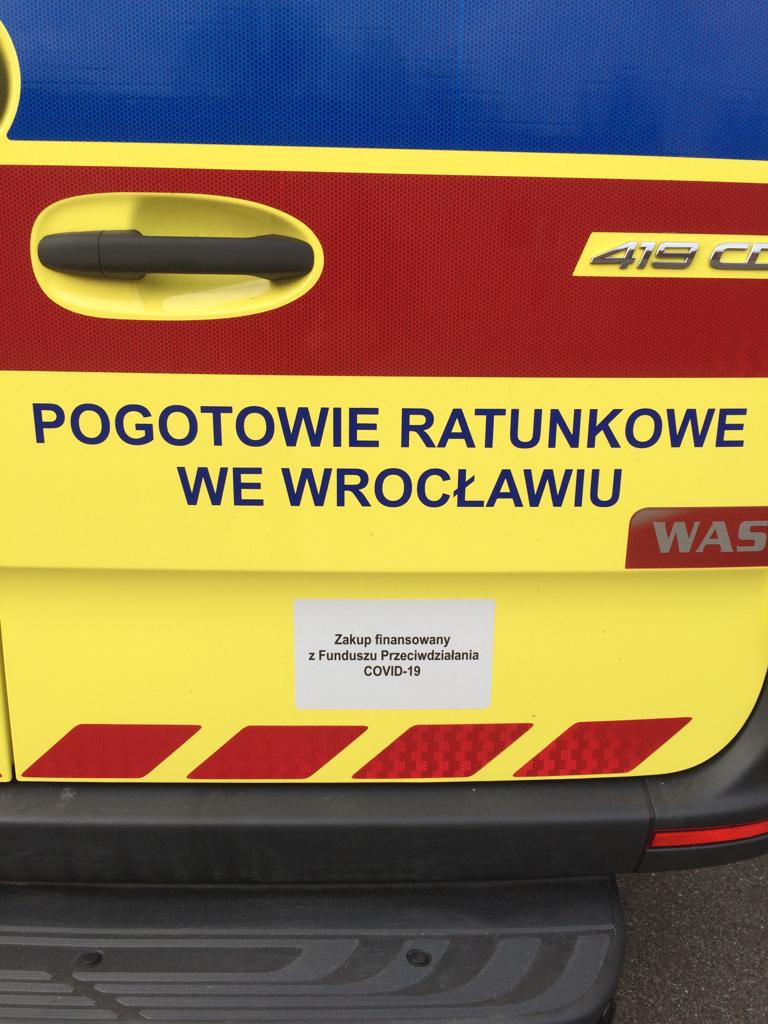 Nowe ambulanse pogotowia we Wrocławiu