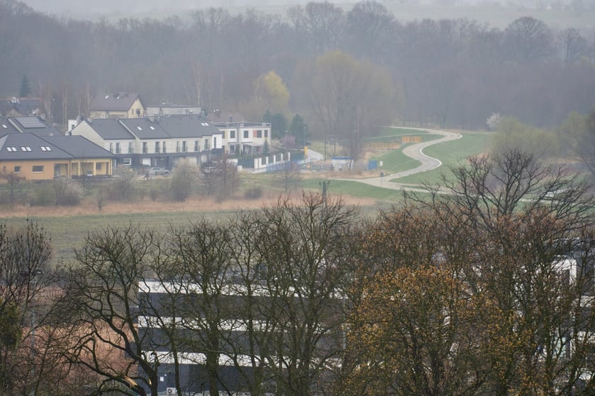 Psie Pole z lotu ptaka