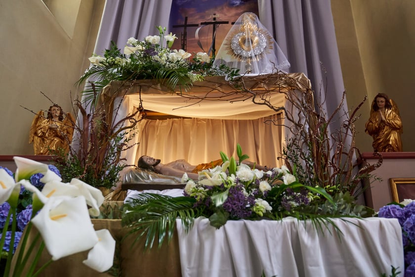 Gr&oacute;b Pański w w kościele Bożego Ciała