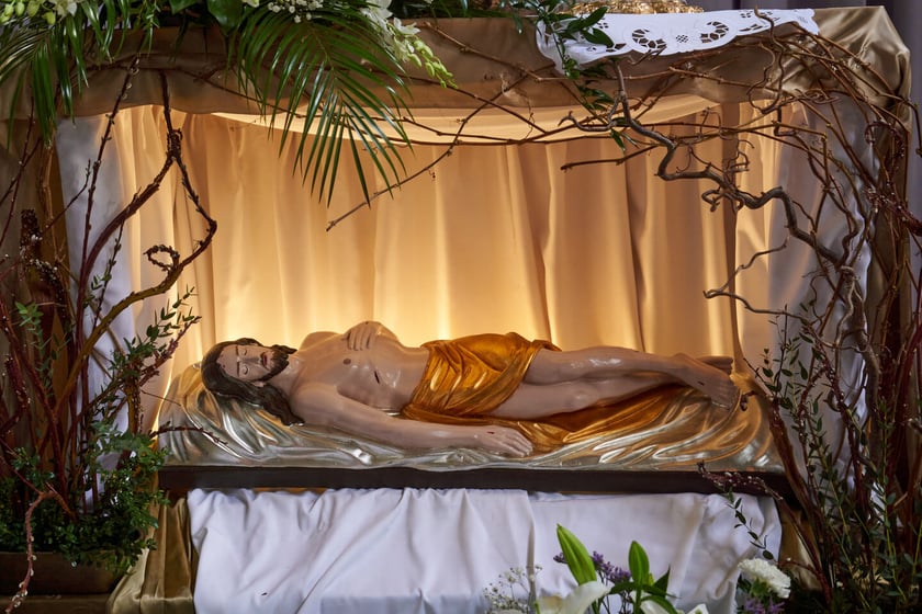 Gr&oacute;b Pański w w kościele Bożego Ciała