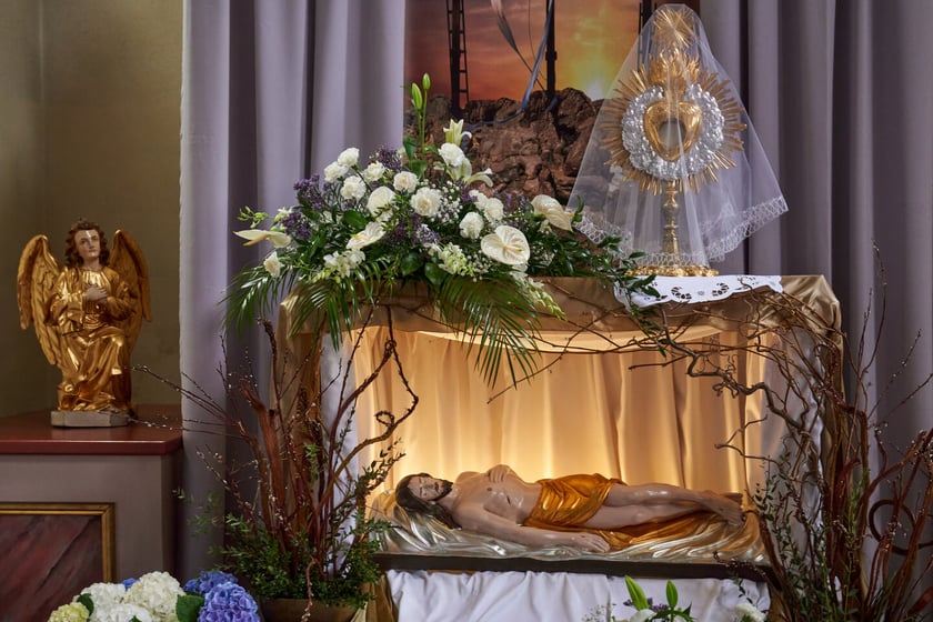 Gr&oacute;b Pański w w kościele Bożego Ciała