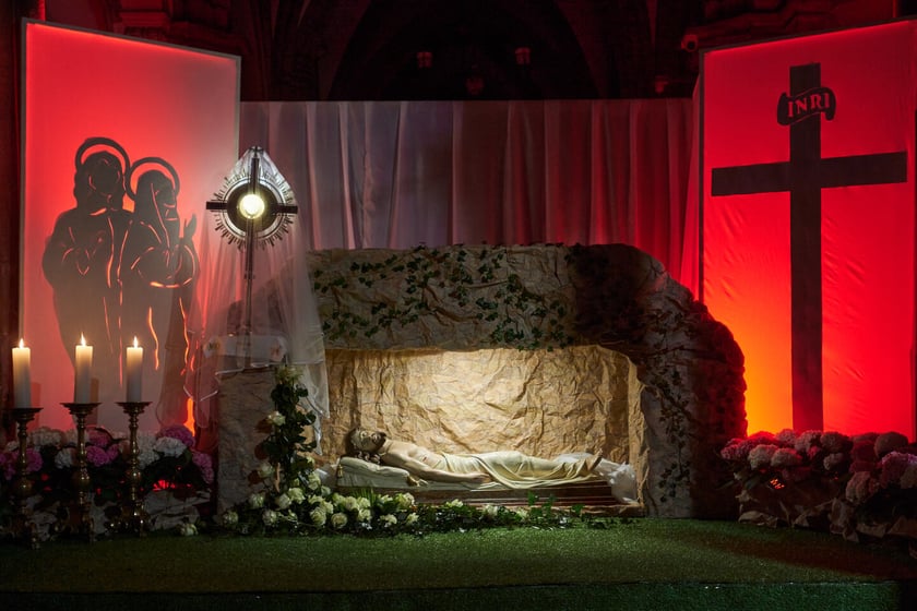 Gr&oacute;b Pański w Katedrze św. Jana Chrzciciela