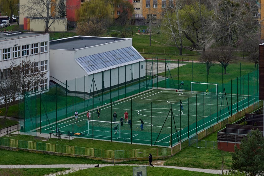 Panorama Gądowa Małego, wrocławskiego osiedla
