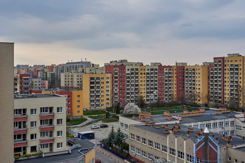 Panorama Gądowa Małego, wrocławskiego osiedla