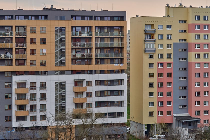 Panorama Gądowa Małego, wrocławskiego osiedla