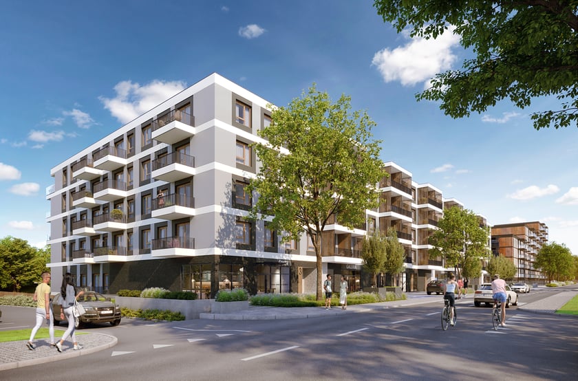 Wizualizacja inwestycji Apartamenty nad Rzeką