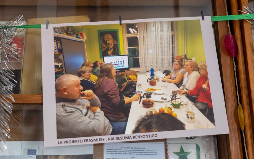 Lekcja esperanto w grupie Bogdana Dembca