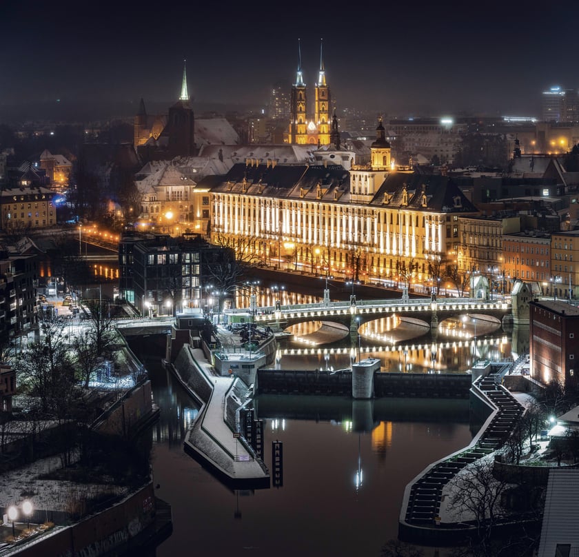 Zwycięska praca w konkursie na najpiękniejsze zdjęcie odnowionych mostów Pomorskich