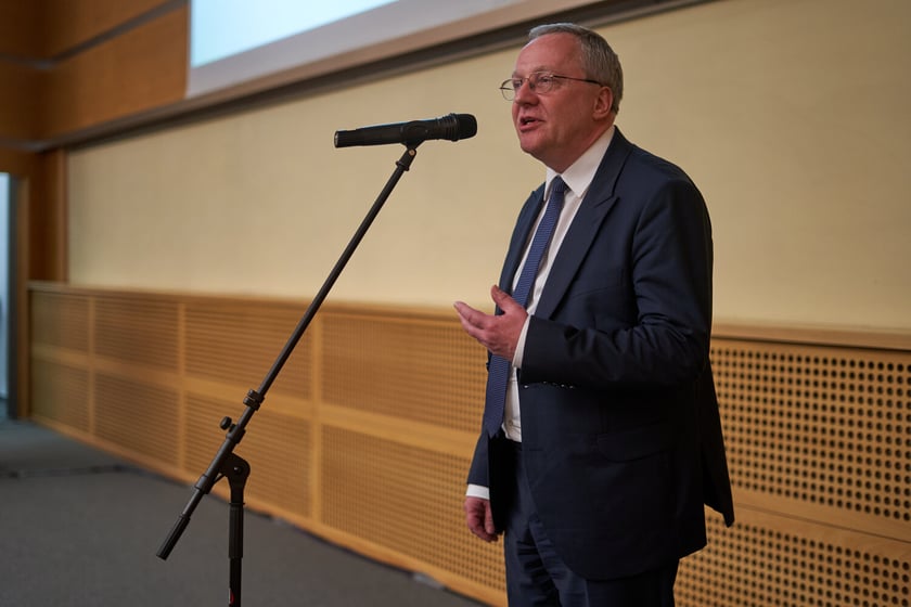 Rektor Uniwersytetu Wrocławskiego prof. Robert Olkiewicz&nbsp;
